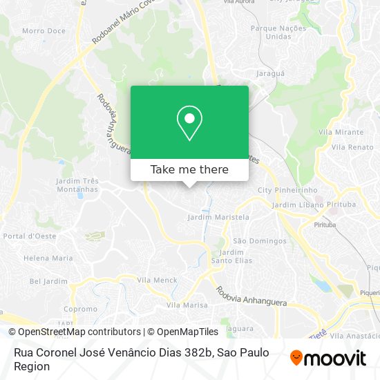 Rua Coronel José Venâncio Dias 382b map