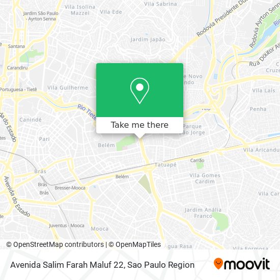 Avenida Salim Farah Maluf 22 map