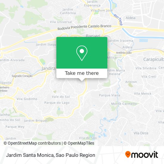 Jardim Santa Monica map