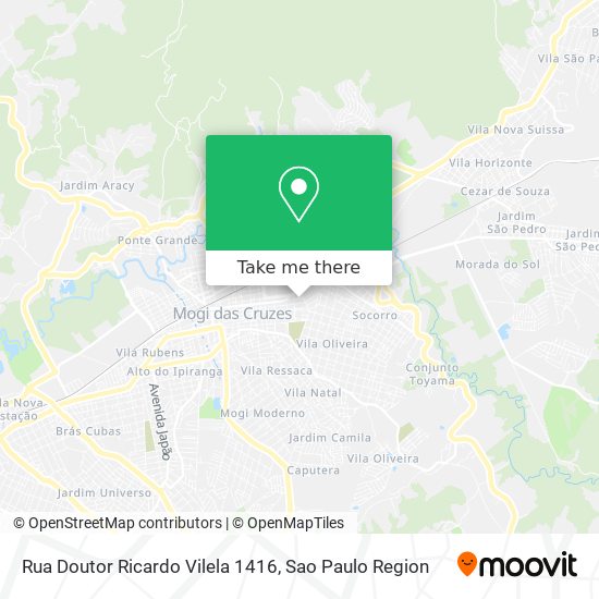 Mapa Rua Doutor Ricardo Vilela 1416