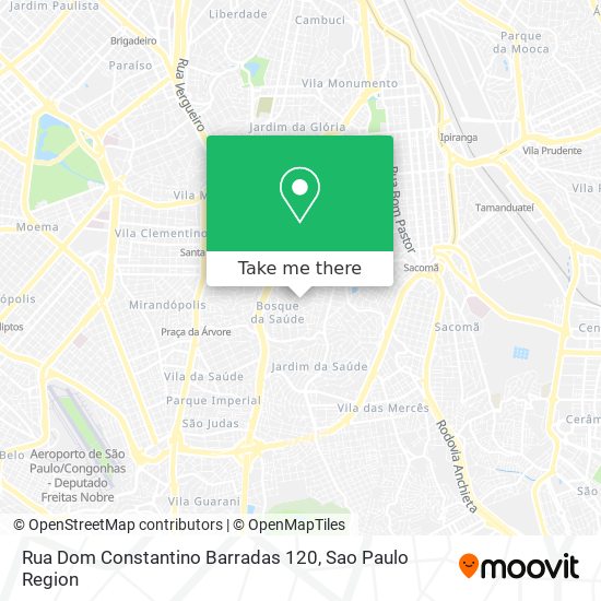 Mapa Rua Dom Constantino Barradas 120