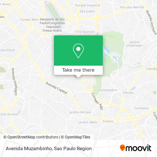 Avenida Muzambinho map