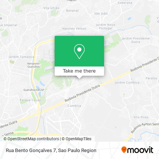 Rua Bento Gonçalves 7 map