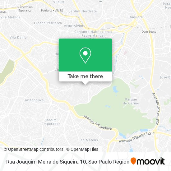 Mapa Rua Joaquim Meira de Siqueira 10