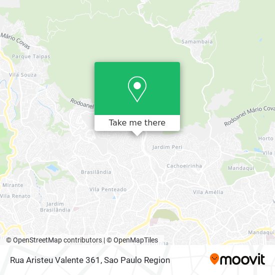 Rua Aristeu Valente 361 map