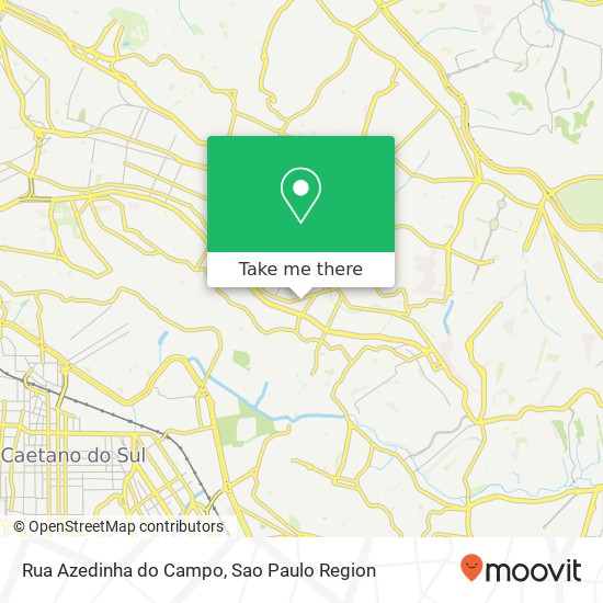 Rua Azedinha do Campo map
