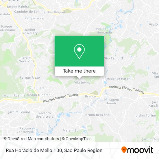 Rua Horácio de Mello 100 map