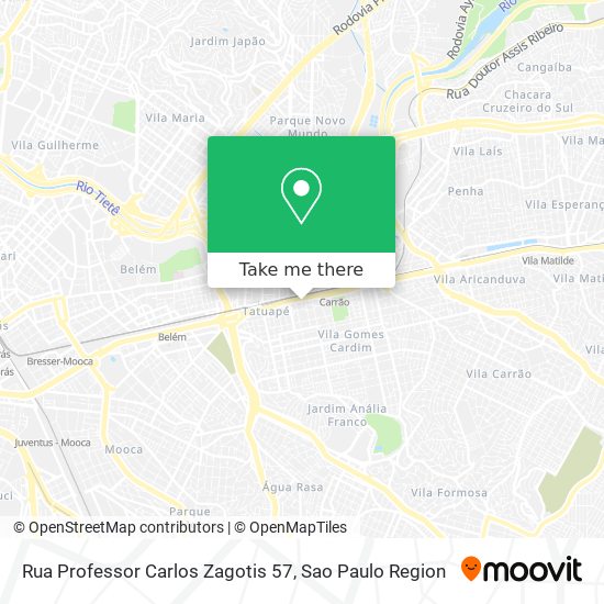 Rua Professor Carlos Zagotis 57 map