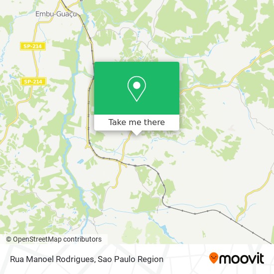 Mapa Rua Manoel Rodrigues