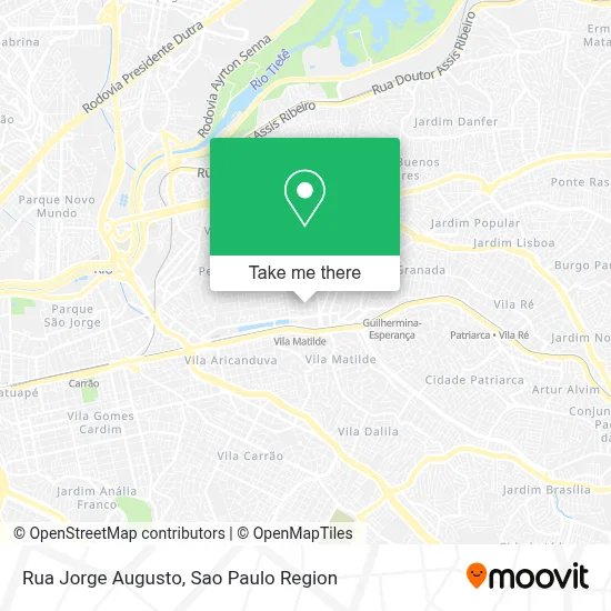 Rua Jorge Augusto map