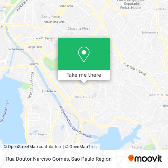 Rua Doutor Narciso Gomes map