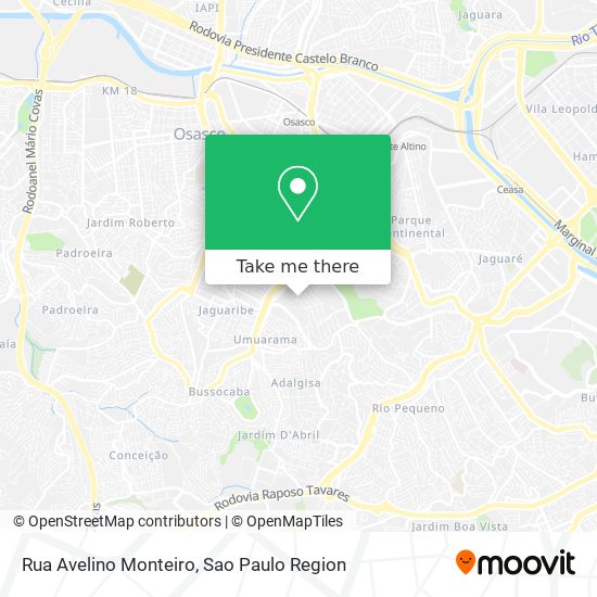 Rua Avelino Monteiro map