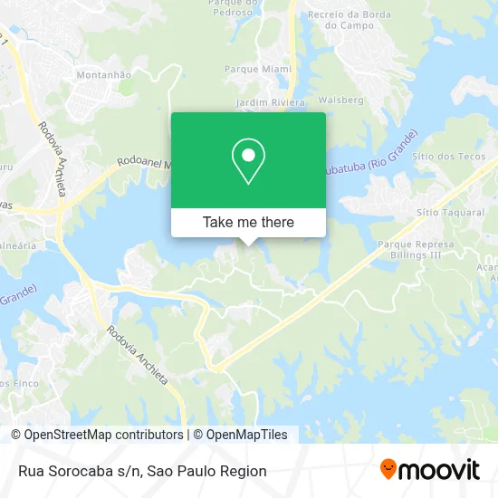 Rua Sorocaba s/n map