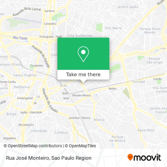 Rua José Monteiro map
