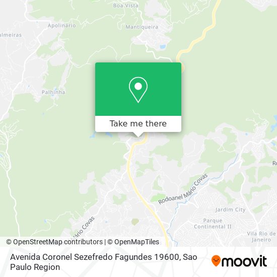 Avenida Coronel Sezefredo Fagundes 19600 map