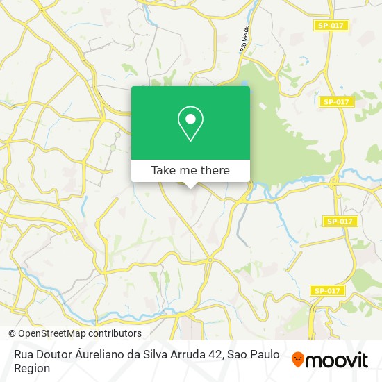 Rua Doutor Áureliano da Silva Arruda 42 map