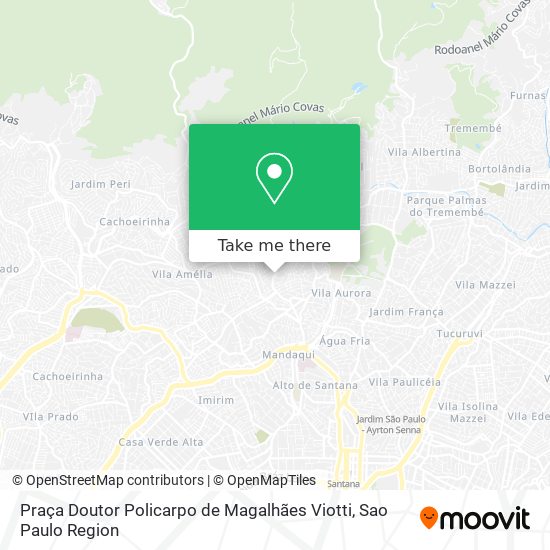 Praça Doutor Policarpo de Magalhães Viotti map
