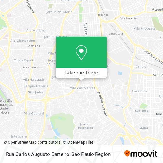 Mapa Rua Carlos Augusto Carteiro