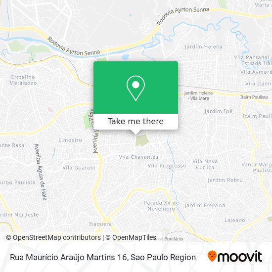 Rua Maurício Araújo Martins 16 map