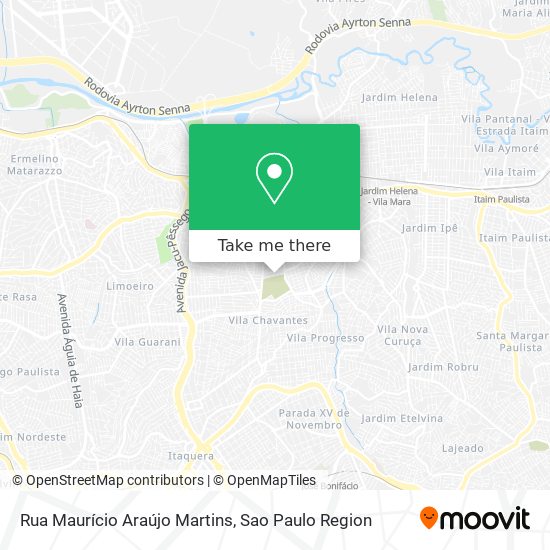 Rua Maurício Araújo Martins map