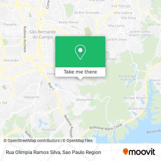 Rua Olímpia Ramos Silva map