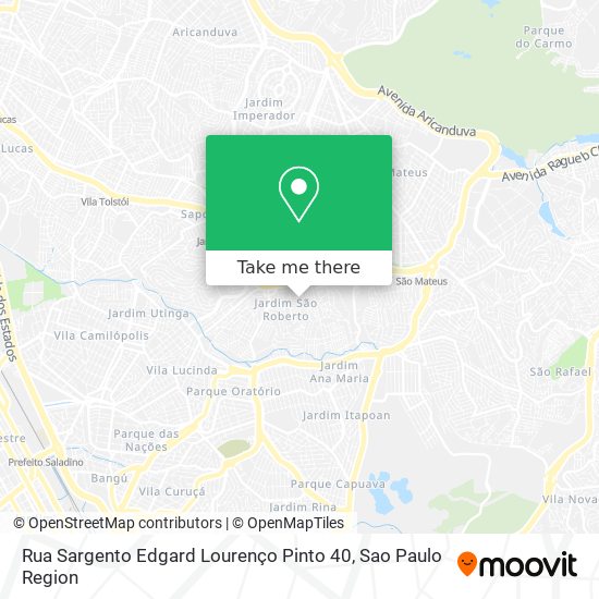 Rua Sargento Edgard Lourenço Pinto 40 map