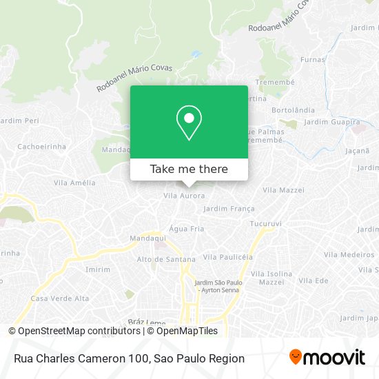 Rua Charles Cameron 100 map