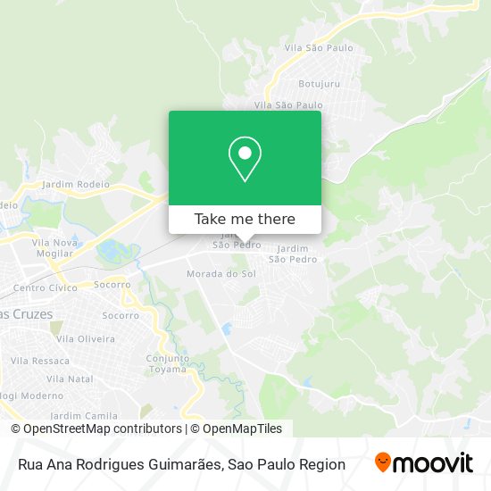 Rua Ana Rodrigues Guimarães map