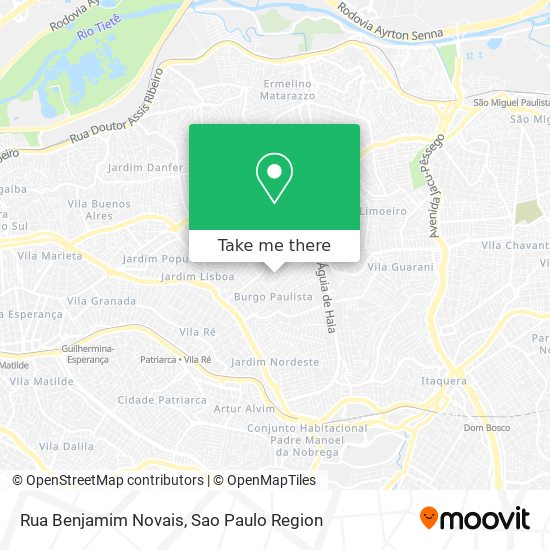 Rua Benjamim Novais map