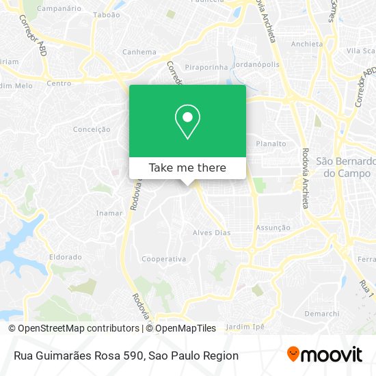 Rua Guimarães Rosa 590 map