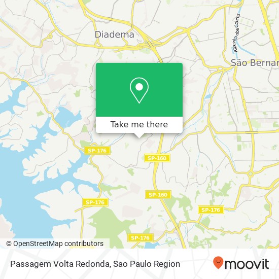 Passagem Volta Redonda map