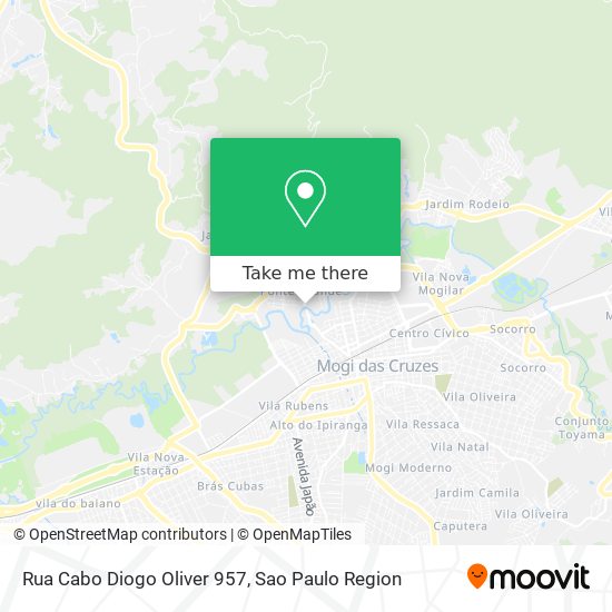 Rua Cabo Diogo Oliver 957 map