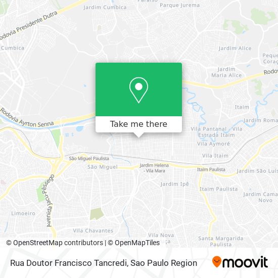 Rua Doutor Francisco Tancredi map