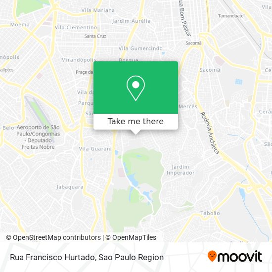 Mapa Rua Francisco Hurtado