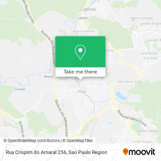 Rua Crispim do Amaral 256 map