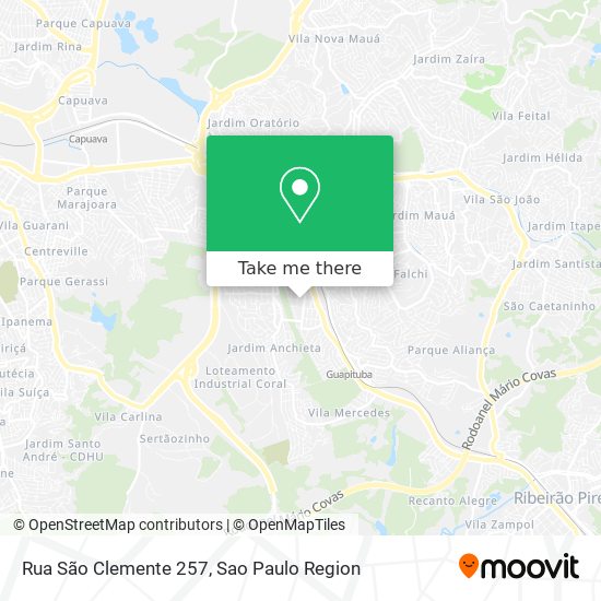 Rua São Clemente 257 map