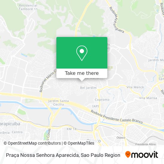 Praça Nossa Senhora Aparecida map