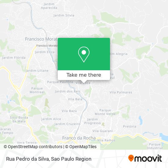 Rua Pedro da Silva map