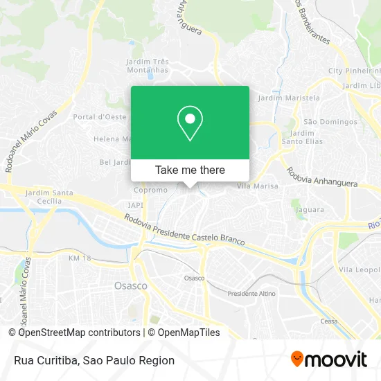 Rua Curitiba map