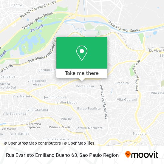 Rua Evaristo Emiliano Bueno 63 map