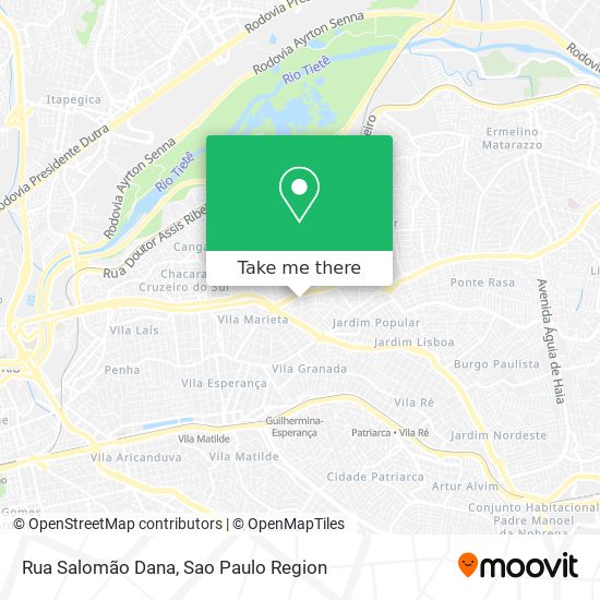 Rua Salomão Dana map