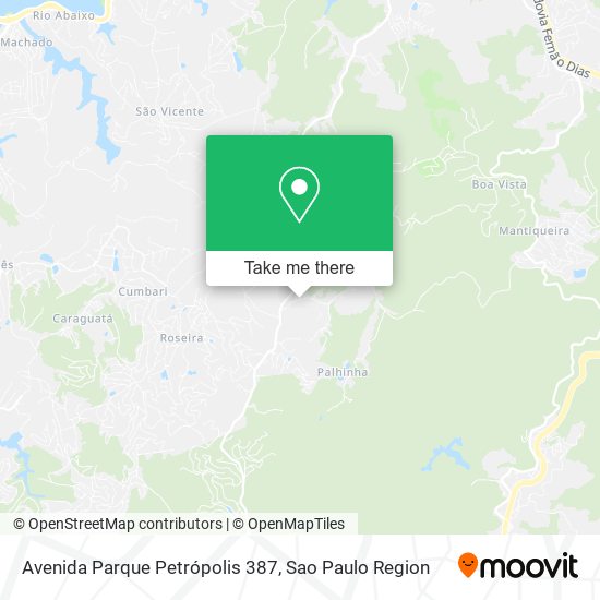 Mapa Avenida Parque Petrópolis 387