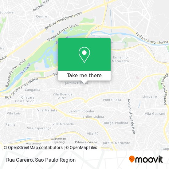 Rua Careiro map