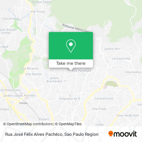 Rua José Félix Alves Pachêco map