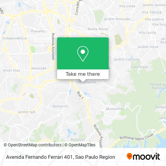 Mapa Avenida Fernando Ferrari 401