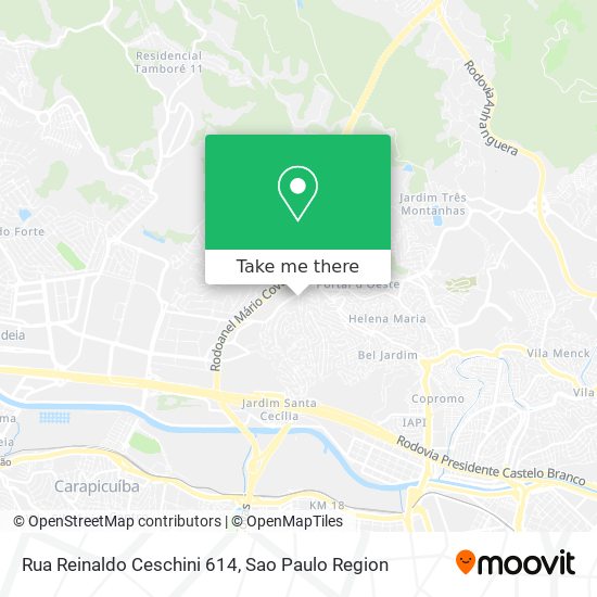 Rua Reinaldo Ceschini 614 map