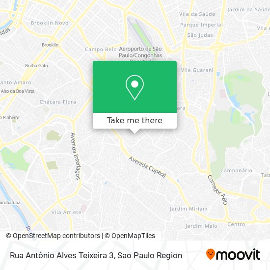 Rua Antônio Alves Teixeira 3 map