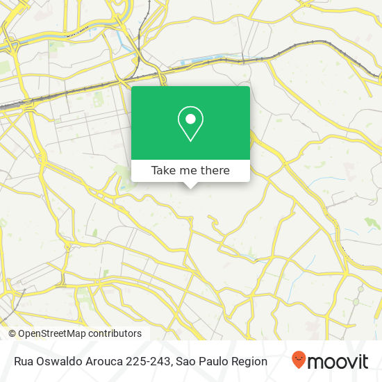 Mapa Rua Oswaldo Arouca 225-243