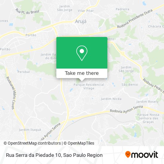 Rua Serra da Piedade 10 map