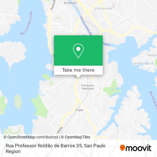 Rua Professor Roldão de Barros 35 map